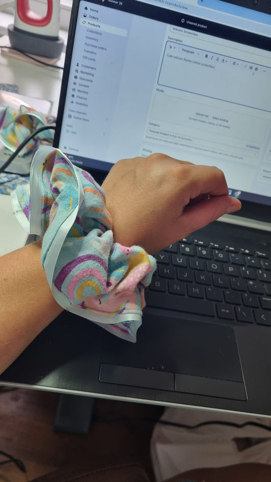 Unicorn Scrunchies