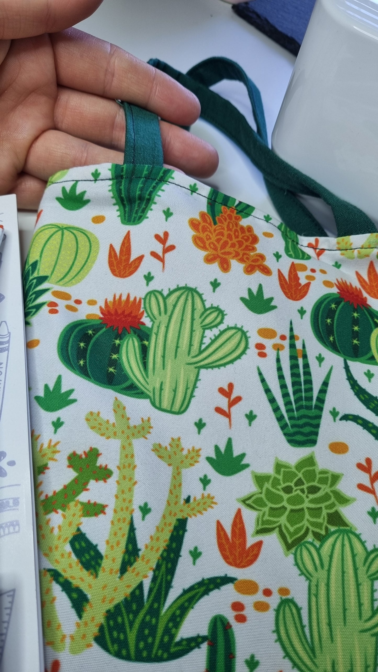 A5 cactus tote bag